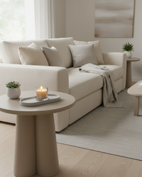 Light Grey Oval Tray