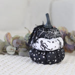Black And White Halloween Pumpkin Stack