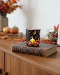 Spooky Halloween Votive Glass Holder