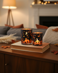 Spooky Halloween Votive Glass Holder