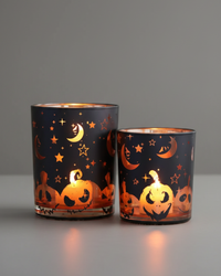 Spooky Halloween Votive Glass Holder
