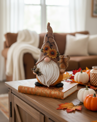 Harvest Gnome With Burlap Hat