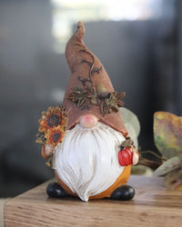 Harvest Gnome With Burlap Hat