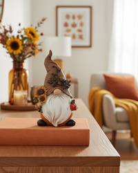 Harvest Gnome With Burlap Hat