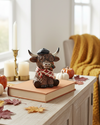 Harvest Highland Cow With Glasses