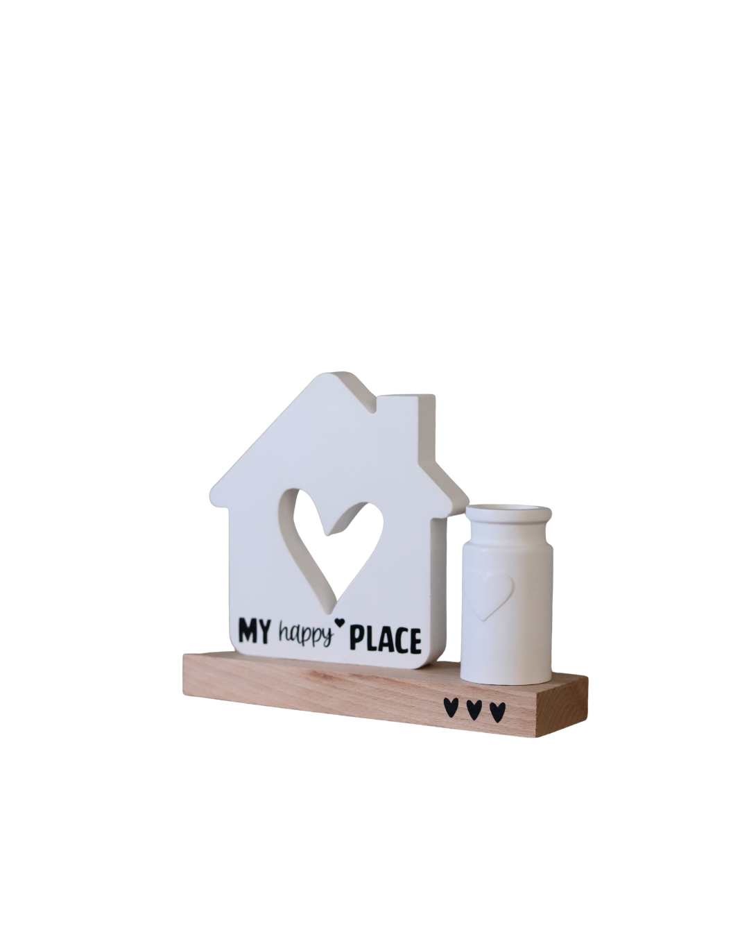 House With Heart and Vase My Happy Place