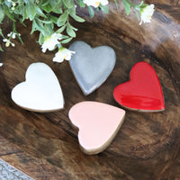 Mini Wood Coloured Heart
