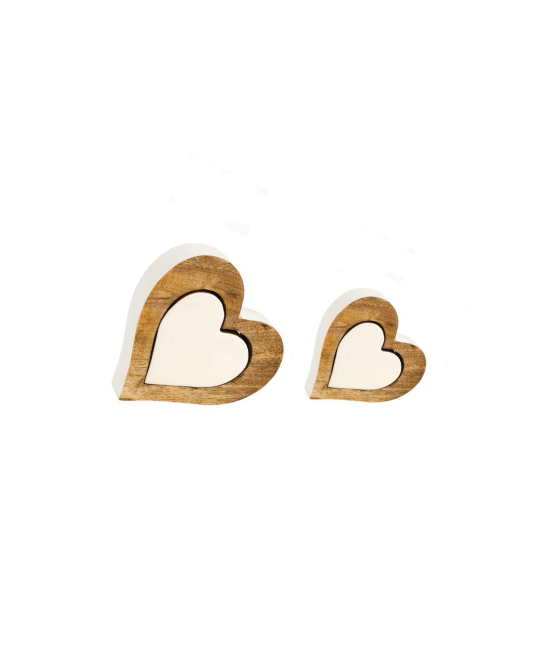Layered Heart Wood Block Set