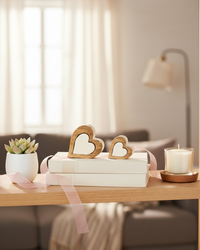Layered Heart Wood Block Set