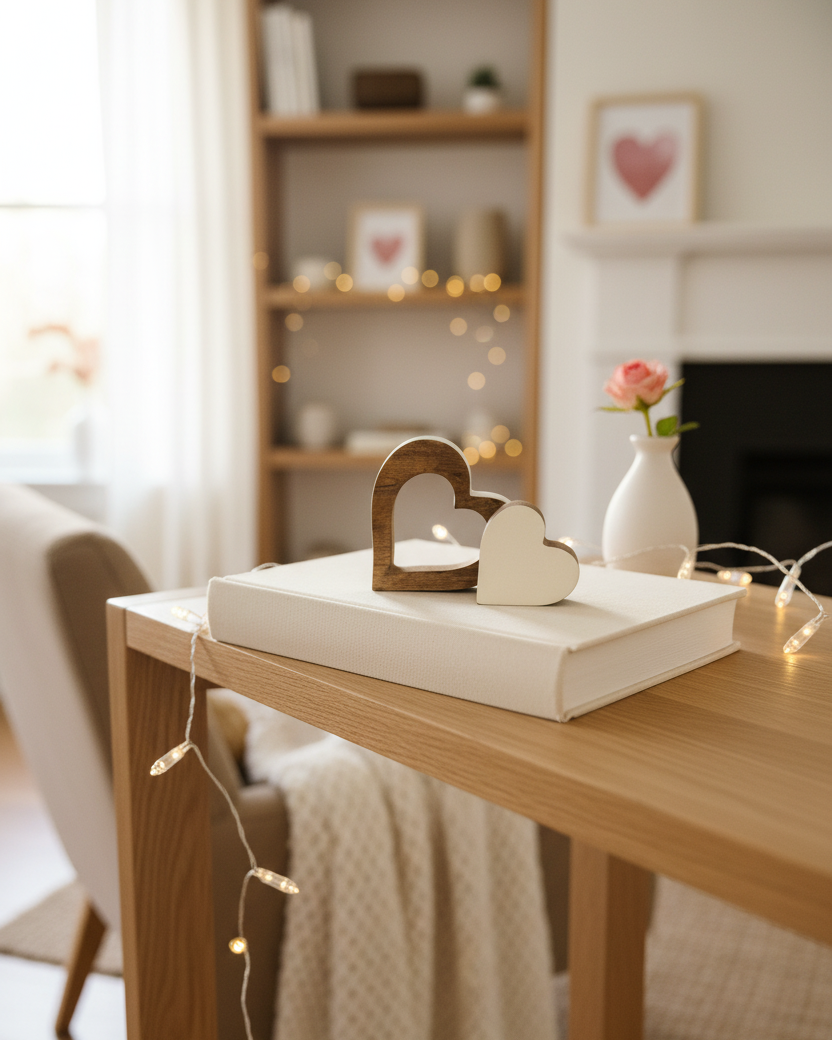 Layered Heart Wood Block Set