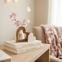 Layered Heart Wood Block Set