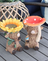 Highland Cow Birdfeeder