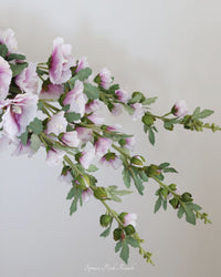 Hollyhock Stem Purple 43"