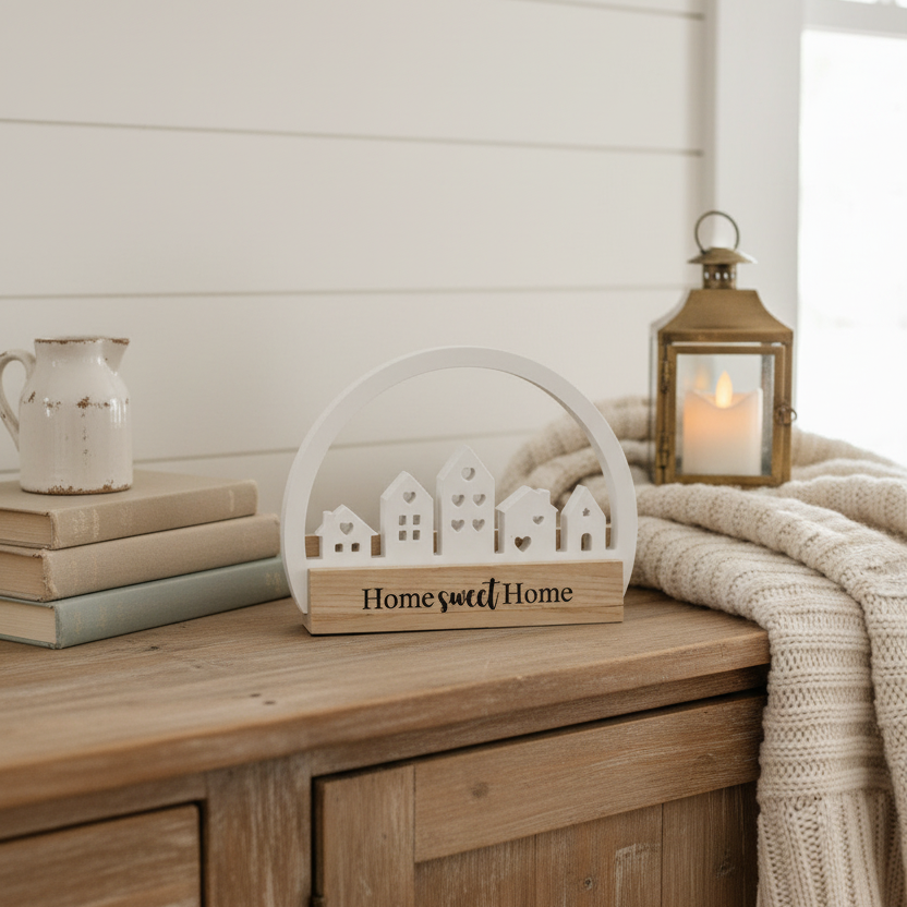 Home Sweet Home Arched Sitter