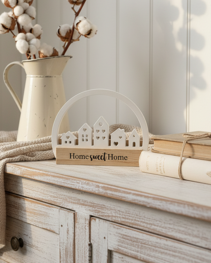 Home Sweet Home Arched Sitter