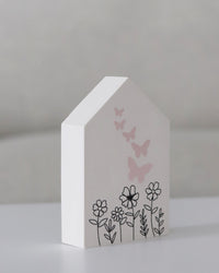 House Sitter Flowers and Butterfly