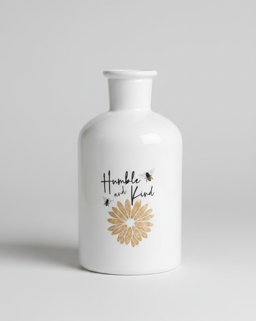 Bee Humble and Kind Glass Jar