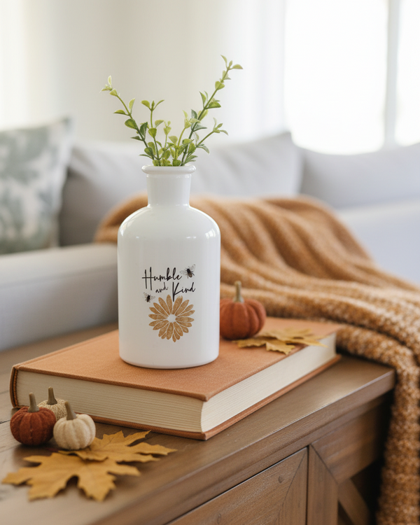 Bee Humble and Kind Glass Jar