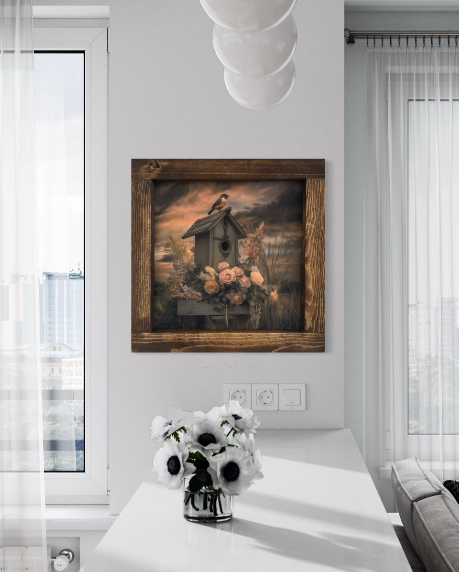 Birdhouse Canvas Print