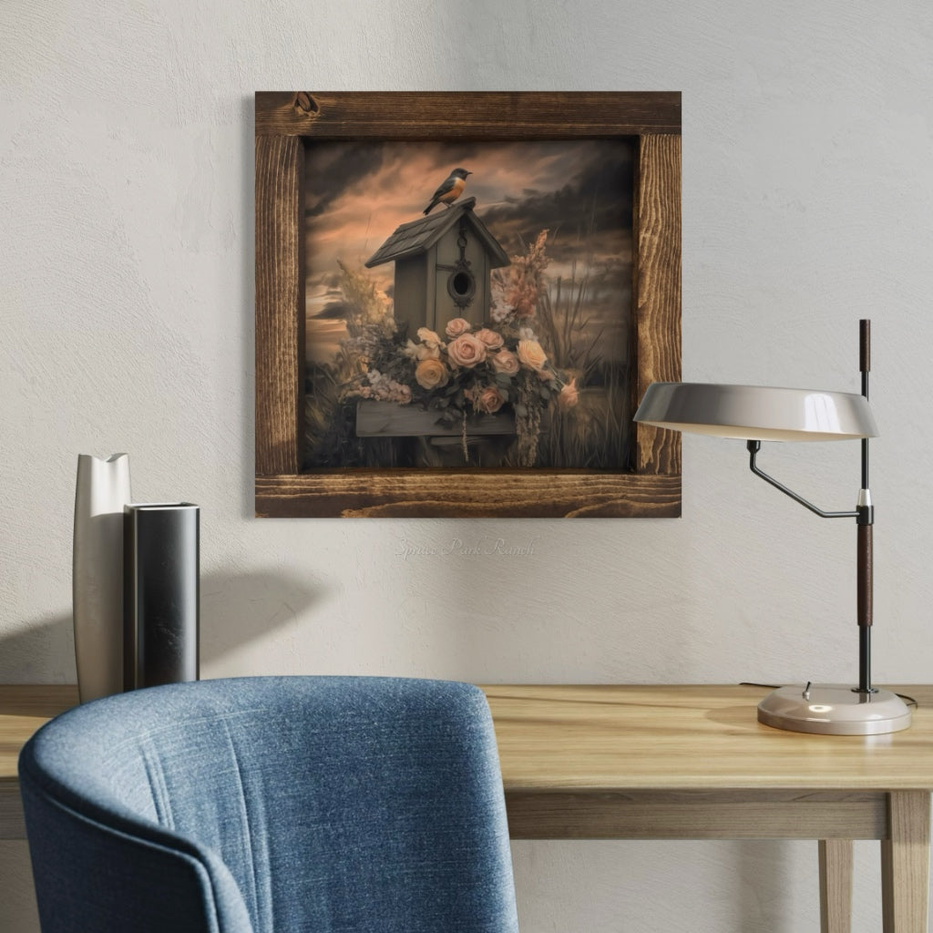 Birdhouse Canvas Print