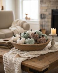 Plush Velvet Neutral Pumpkin