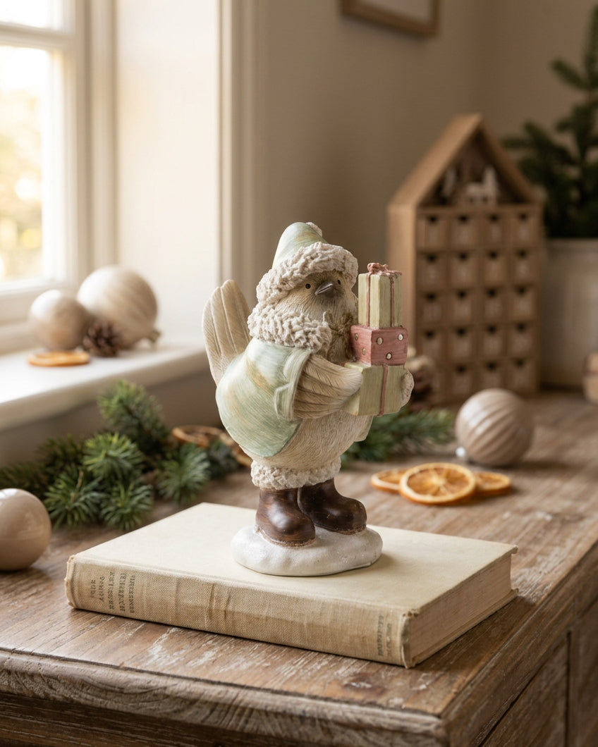 Christmas Bird With Boots
