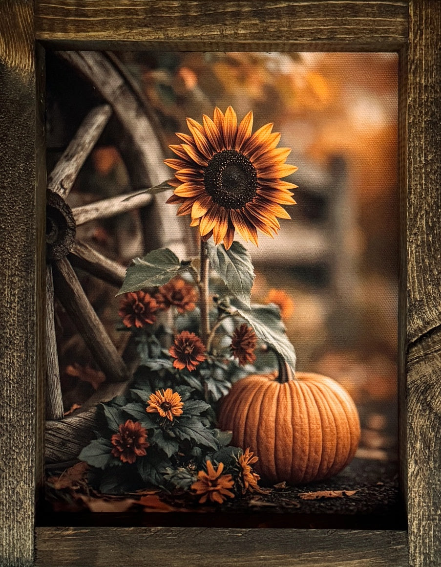 Sunflower Season Canvas Print Exclusive