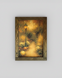 Lanterns Through Fall Canvas Print Exclusive