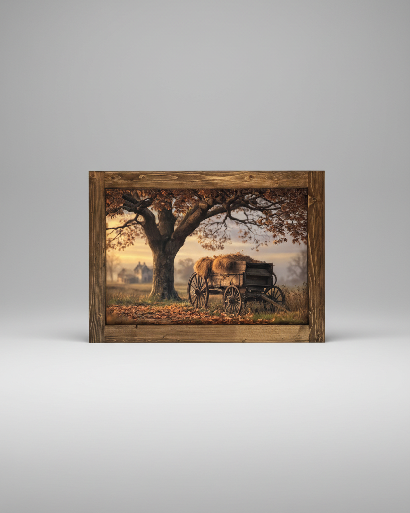 Under the Old Oak Canvas Print