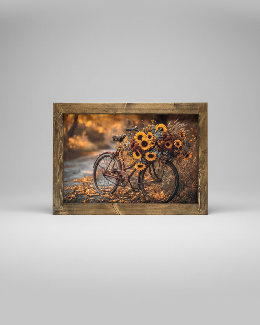 Autumn Ride Canvas Print