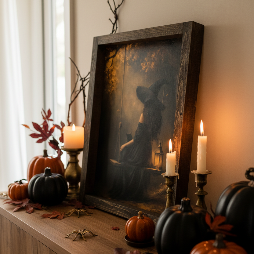 A Seat for Midnight Canvas Print