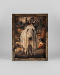 A Poorly Disguised Donkey Canvas Print