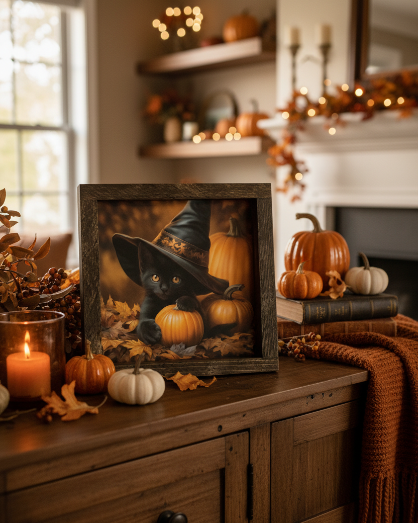 The Pumpkin Patch Apprentice Canvas Print
