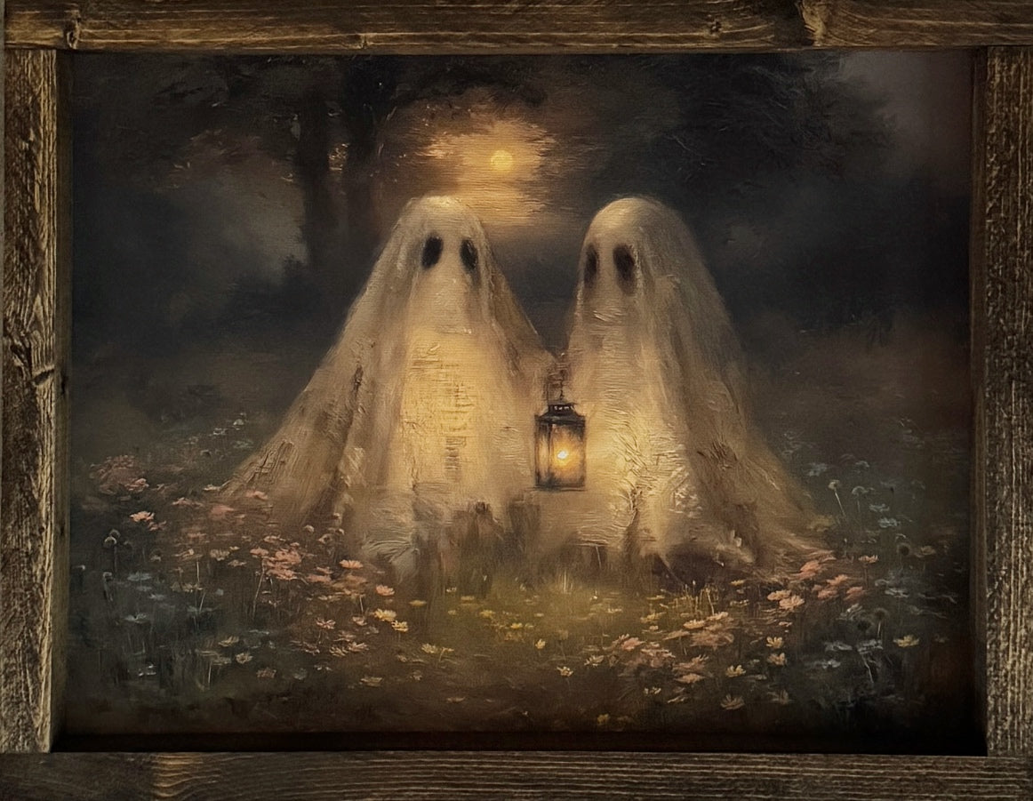 A Moon Made for Two Canvas Print