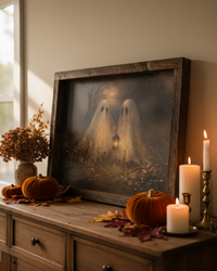 A Moon Made for Two Canvas Print