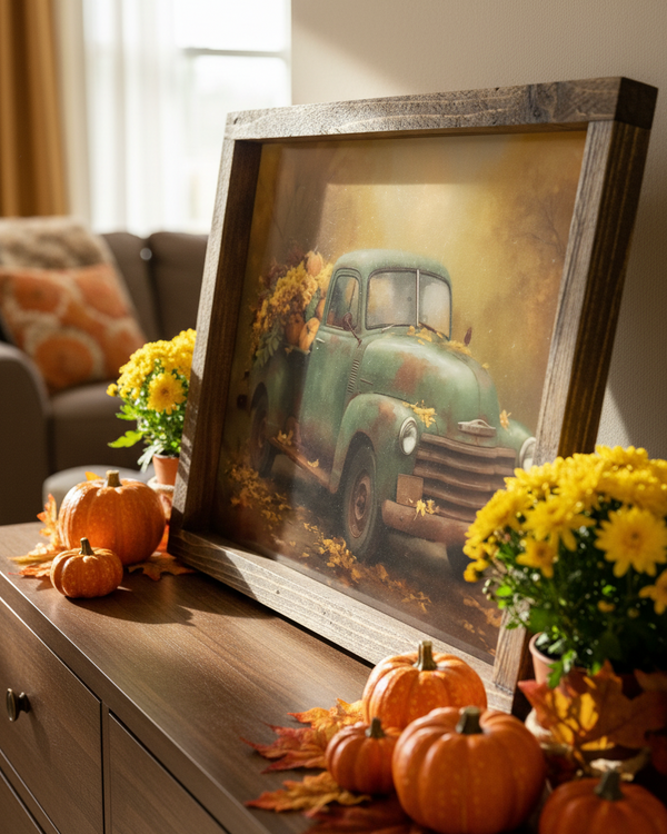 Old Green Harvest Canvas Print Exclusive