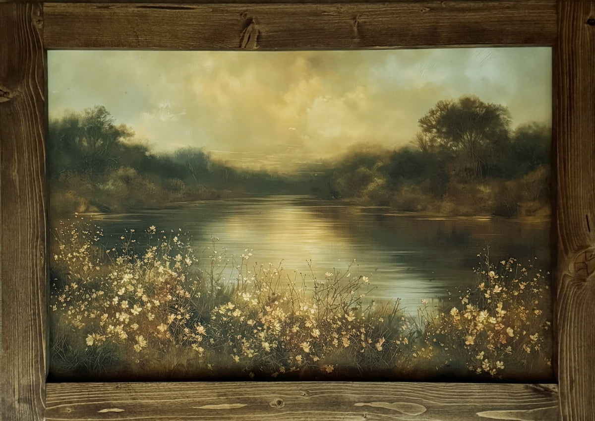 The Meadow's Reflection Canvas Print