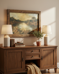 The Meadow's Reflection Canvas Print