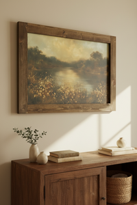The Meadow's Reflection Canvas Print