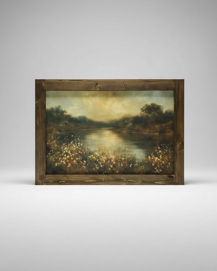The Meadow's Reflection Canvas Print