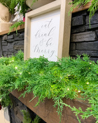 Northern White Cedar Garland Real Touch 68"L