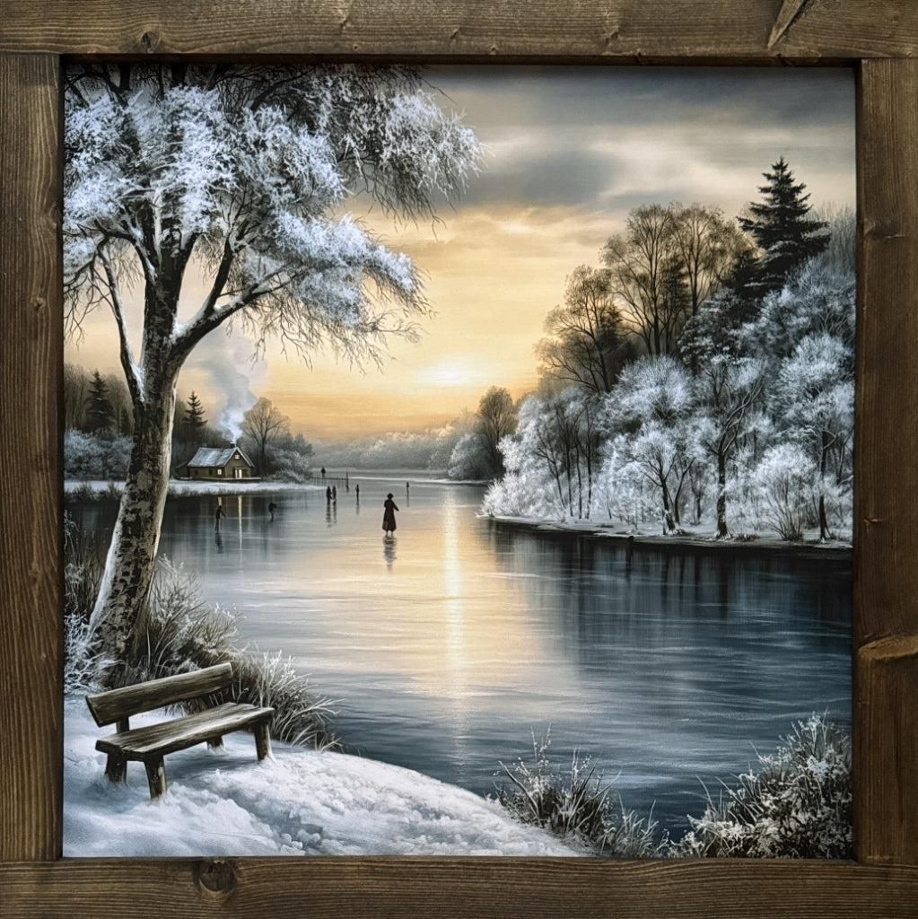 Winter's Quiet Canvas Print Exclusive