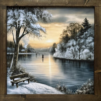 Winter's Quiet Canvas Print Exclusive