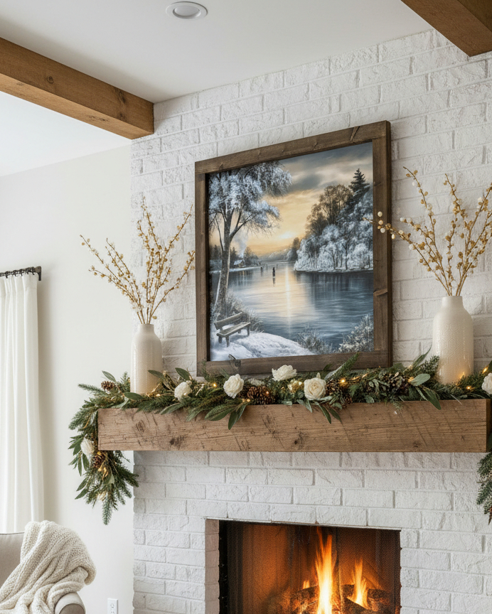Winter's Quiet Canvas Print Exclusive