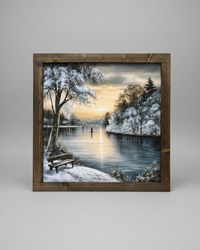 Winter's Quiet Canvas Print Exclusive