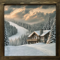 Snowbound at Sunset Canvas Print Exclusive