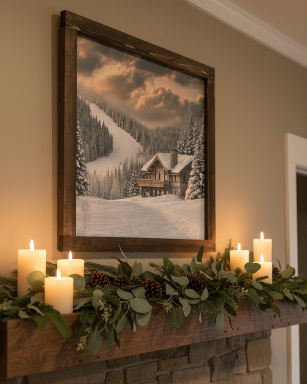 Snowbound at Sunset Canvas Print Exclusive