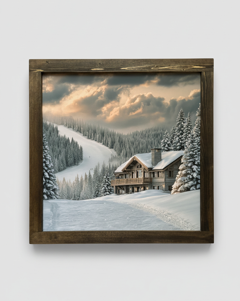 Snowbound at Sunset Canvas Print Exclusive