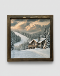 Snowbound at Sunset Canvas Print Exclusive