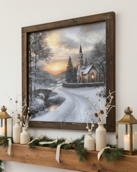 Chapel at Dusk Canvas Print Exclusive